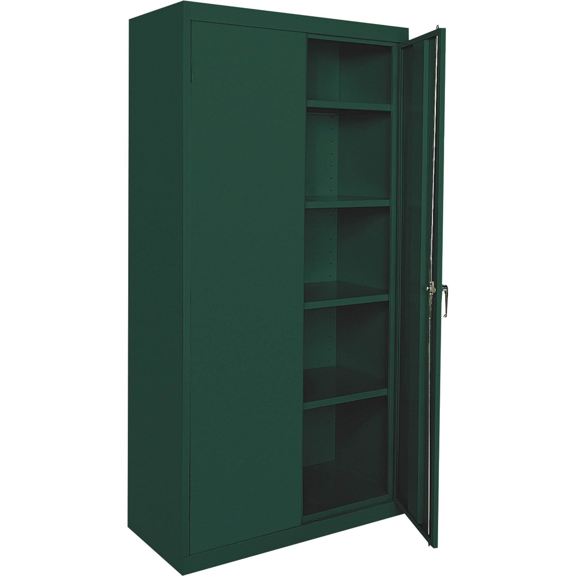 Sandusky Lee Commercial Grade All Welded Steel Cabinet — 36in.W x 24in.D x 72in.H, Dark Green, Model# CA41362472-08
